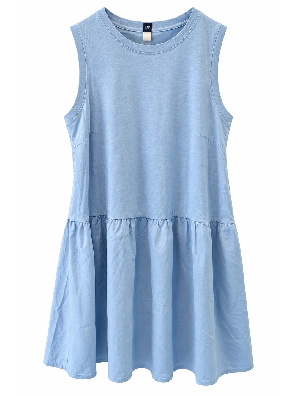 Universal Thread Light Blue Sleeveless Ruffle Hem Dress Size 1X